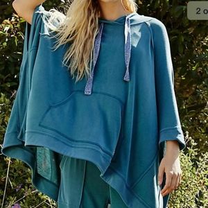 Free People Movement Squared Up Hooded Poncho
